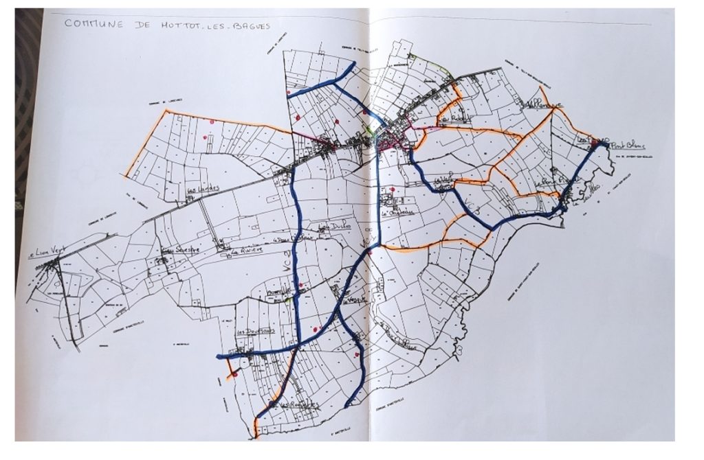 carte chemins